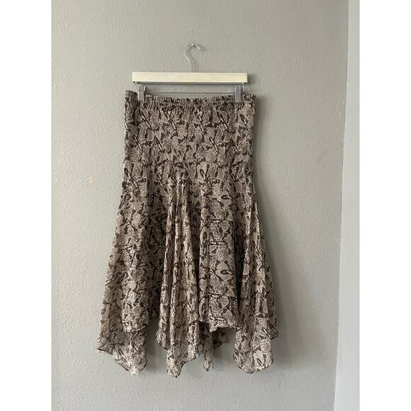 Michael Kors Asymmetrical Animal Print Skirt - Picture 1 of 7